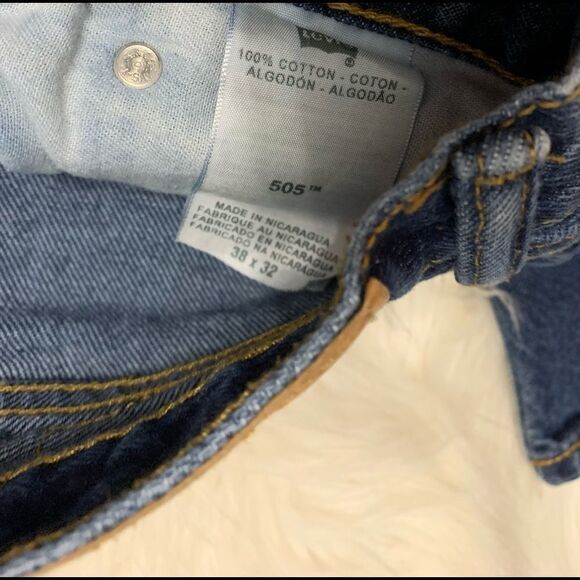 Men's Levi's 505 Jeans 38/32 - Picture 7 of 7